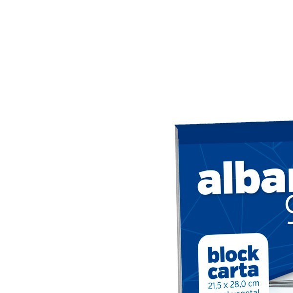 BLOCK PAPEL ALBANENE-VEGETAL 9095 RAYTER CTA. 25H. C.25